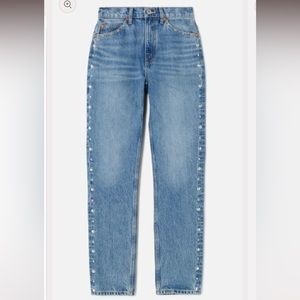 RE/DONE 70s Straight - Moon Stoned Stud - 26 NWT